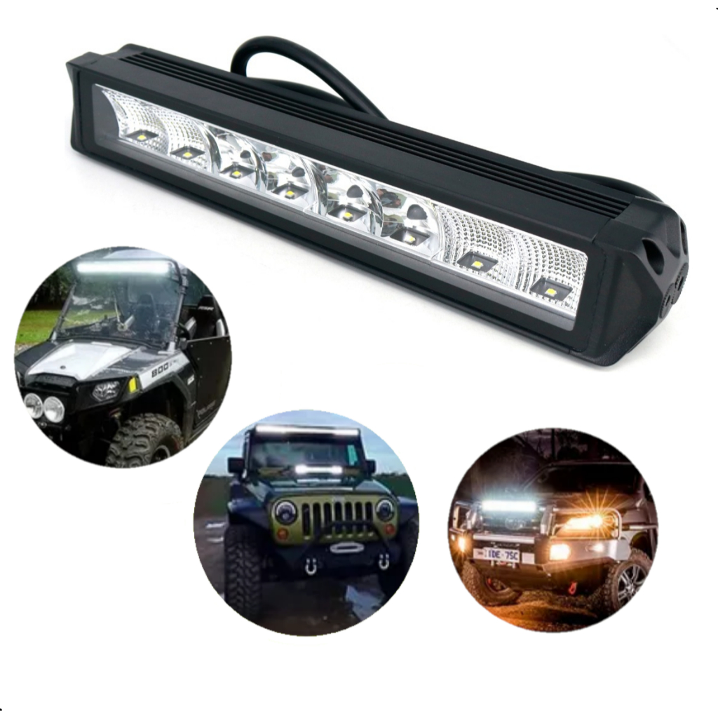 Barra de LED Farol Auxiliar Led 80W 9V/36V DC 30cm Veículos 4x4 Off-Road Pickup Caminhão BAR-80DUTY
