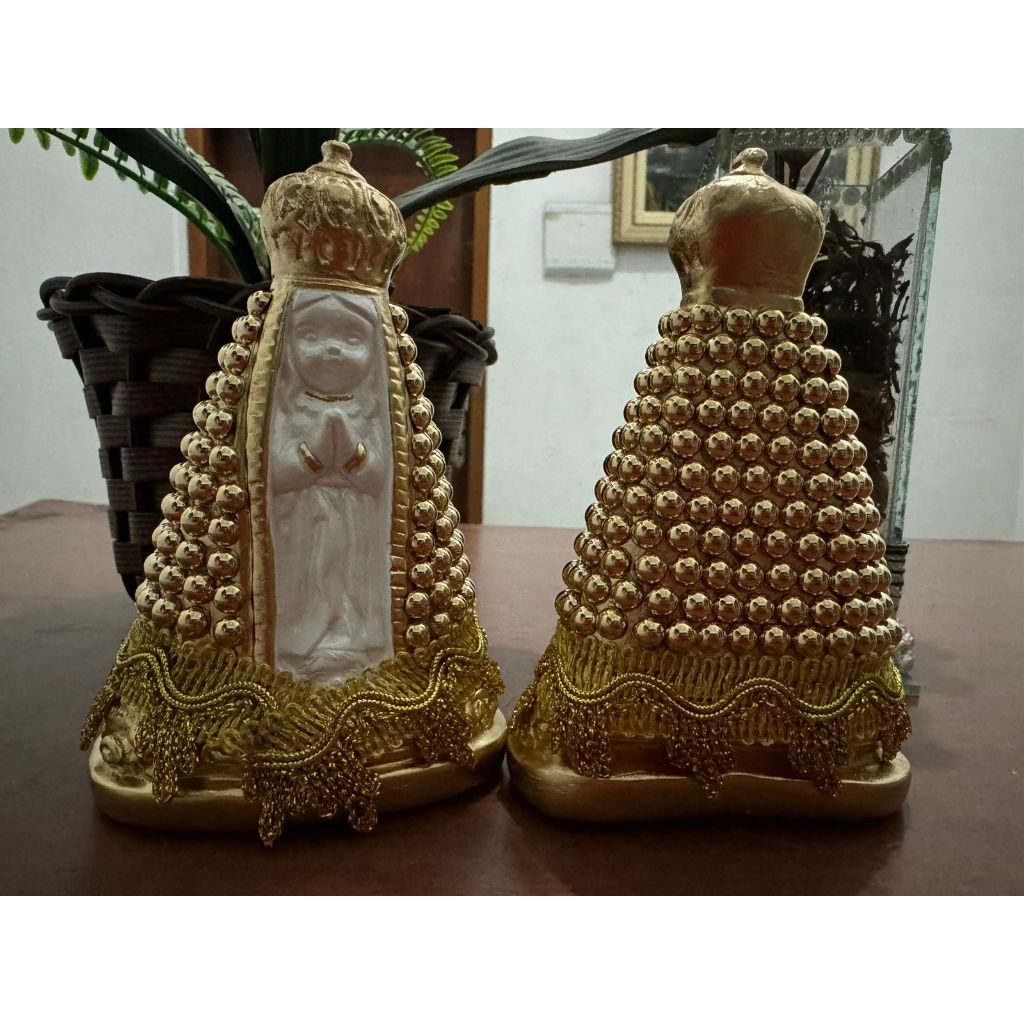 kit com 10 Imagens de Nossa Senhora Aparecida em 14cm- lembrança de: batizado/casamento/bodas/primeira comunhão