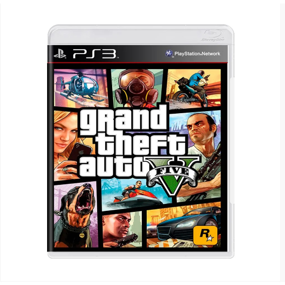 Jogo Gta V Ps3 Midia Fisica - Usado