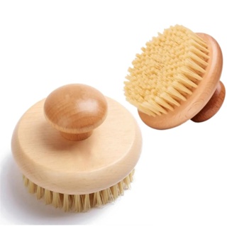 Escova Seca Esfoliação A Seco Corporal Cerdas Naturais Dry Brushing Escovação A Seco Marca: SoulBM em Oferta na Shopee