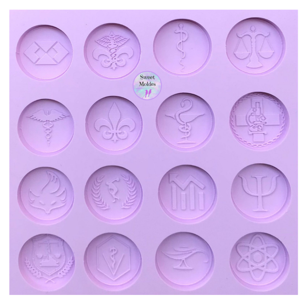 Molde de silicone 16 Profissões em Oferta na Shopee
