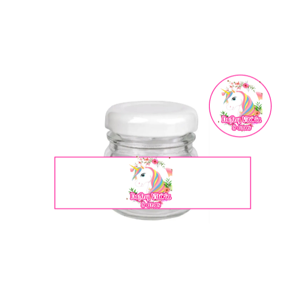 KIT ADESIVO ROTULO PARA POTE DE PAPINHA 40ML