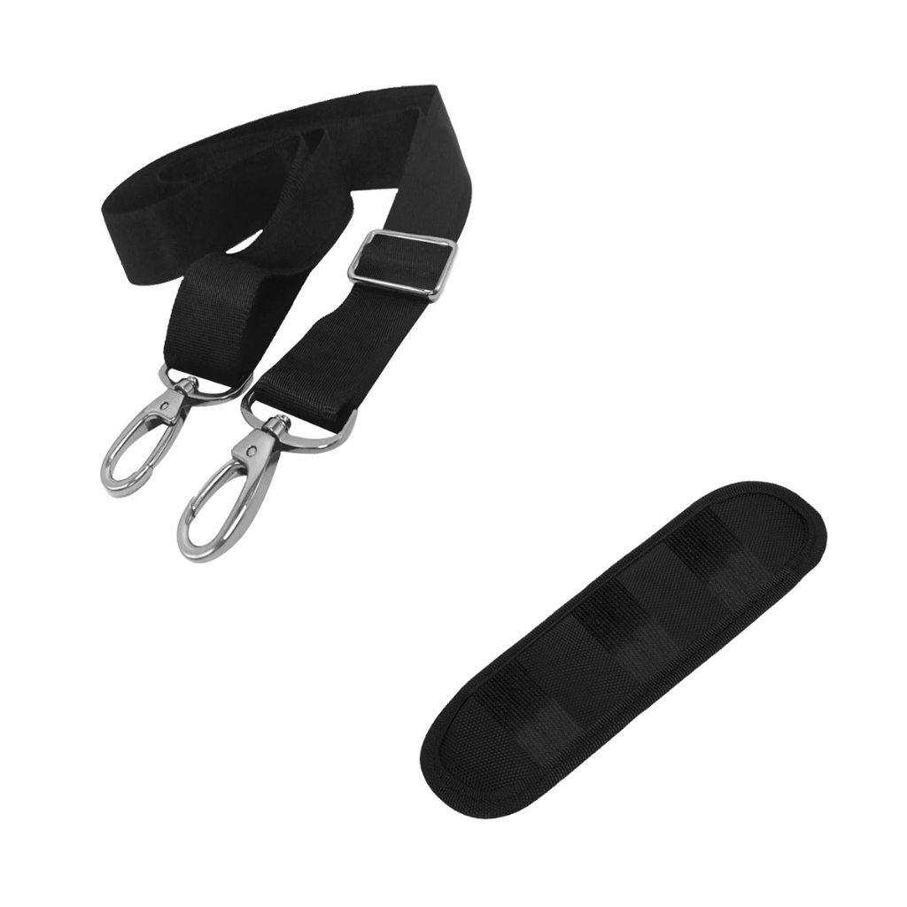 Alça de Ombro Gancho Metal Tiracolo Bandoleira Bolsa Sacola Viagem Airsoft Carabina Fita Premium