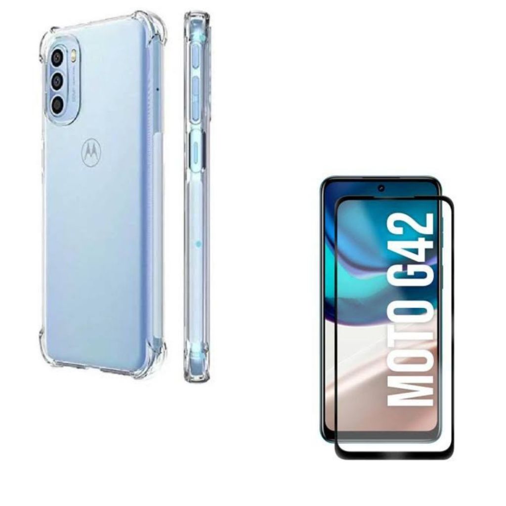 Capa Anti Impacto Transparente Para Motorola Moto G42