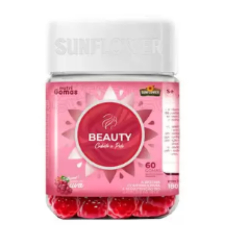 Suplemento Alimentar Gummy Hair Para Cabelos Unhas Pele Biotina Vitamina 60 gomas
