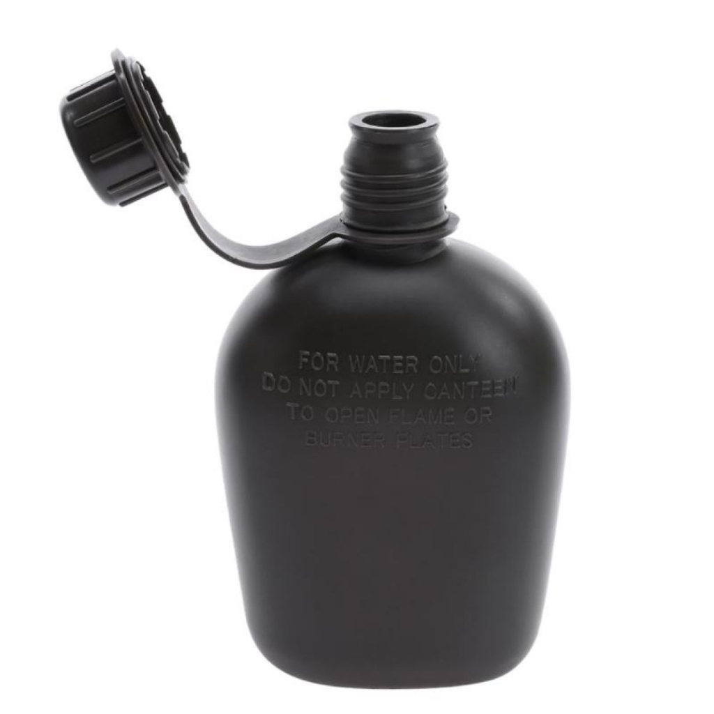Cantil De Campanha 1 Litro Hidratação Água Militar Tático