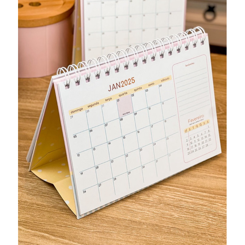 CALENDÁRIO A5 - GRANDE DE MESA - 2025+2026
