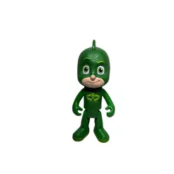 Boneco pj masks menino gato corujita lagartixa presente crianças 15cm verde