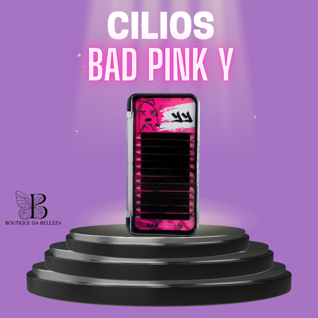 Cilios Y Bad Pink  0.07D Únitario e Mix - (9mm ao 14mm)