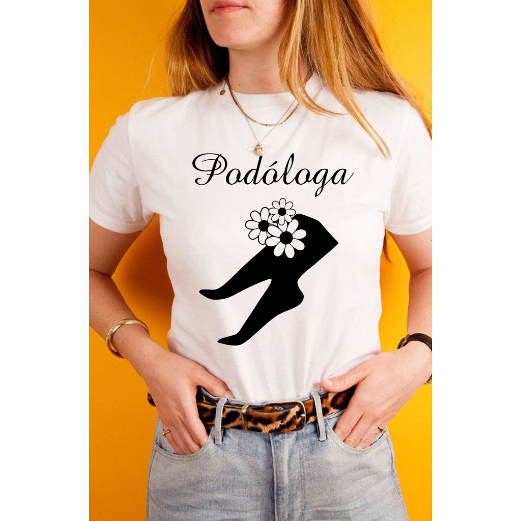 BLUSA TSHIRT feminina PODÓLOGA, PROFISSÃO,PODOLOGIA,moda feminina,camiseta,plus size,moda cristã