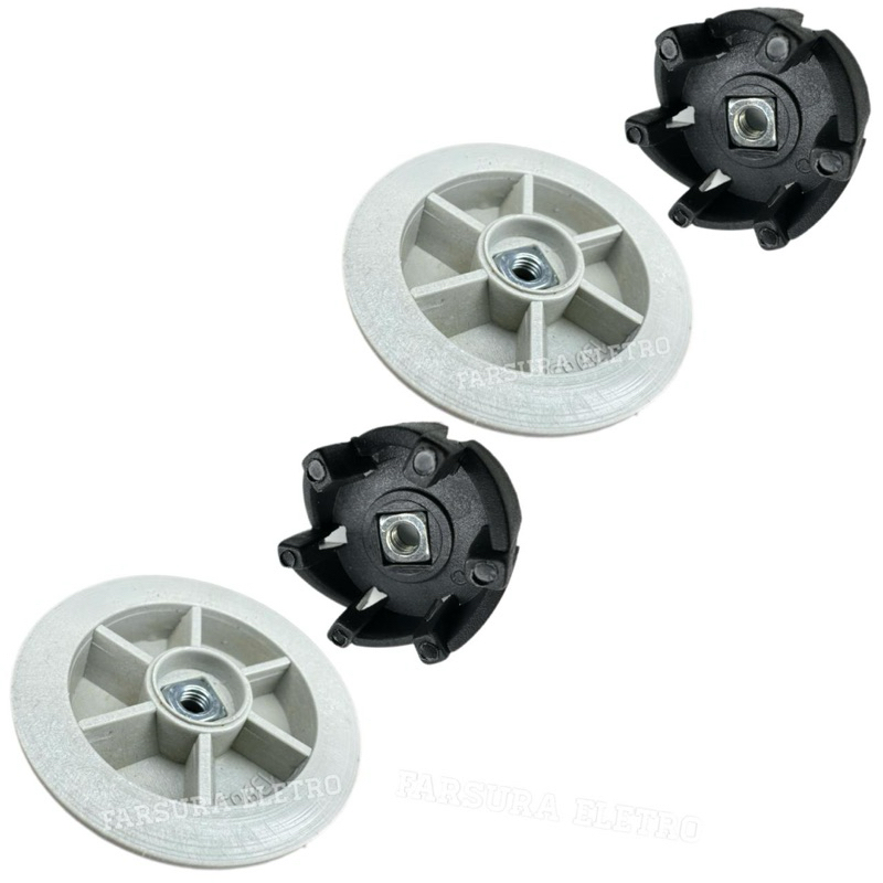 Arraste do Copo e do Motor Liquidificador OLIQ601 OLIQ605 OLIQ610 OLIQ615 ( 2 PEÇAS CINZA/PTO)