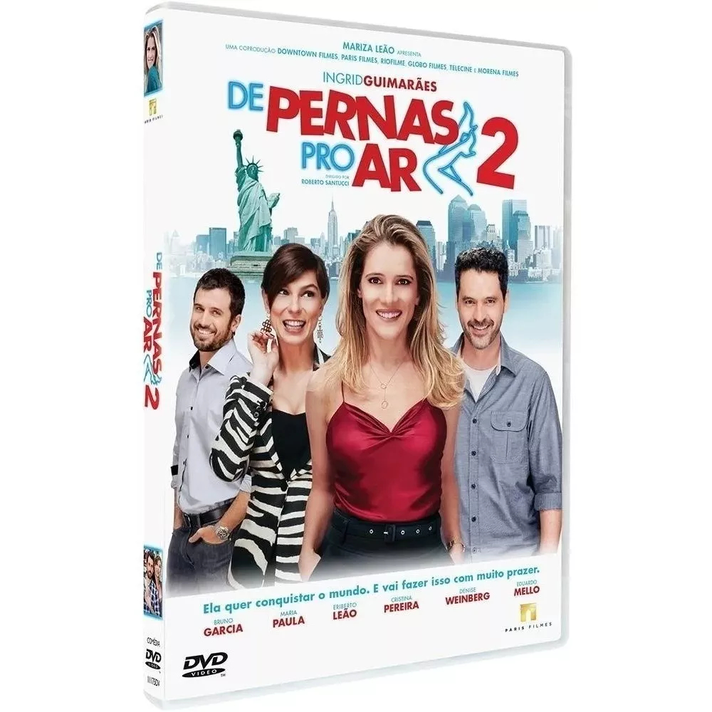 Dvd De Pernas Pro Ar 2 (2012) - Ingrid Guimarães, Bruno Garcia - Original Lacrado