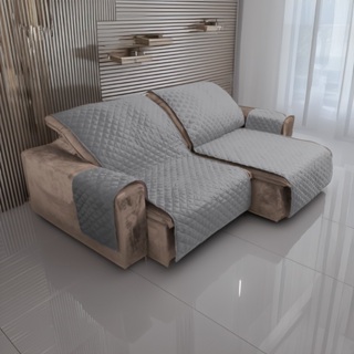 Capa protetora de sofá retrátil 2,20m x 2,40m 2 partes black friday em Oferta na Shopee