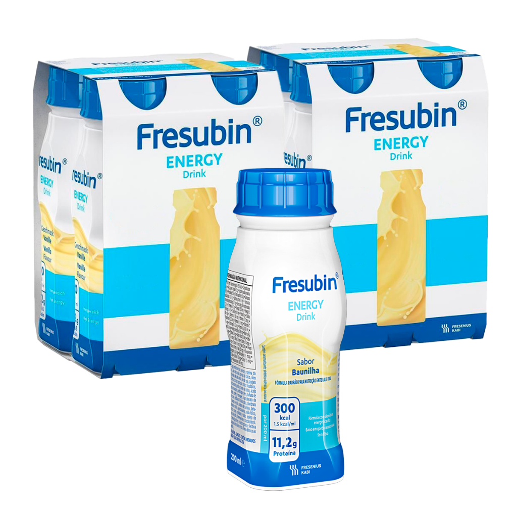 Fresubin Energy Drink 200ml - Baunilha - Kit Com 8