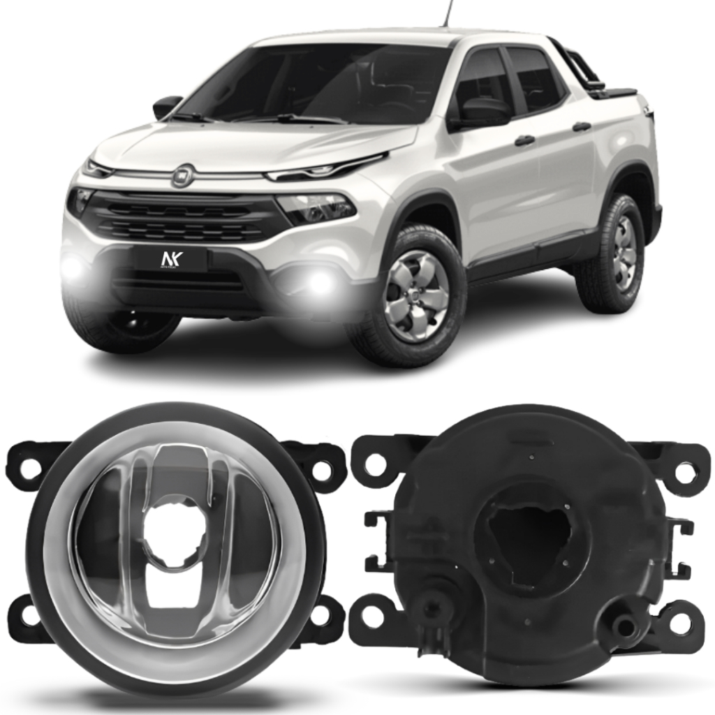 Farol Milha Fiat Toro 2016 2017 2018 2019 Adaptável