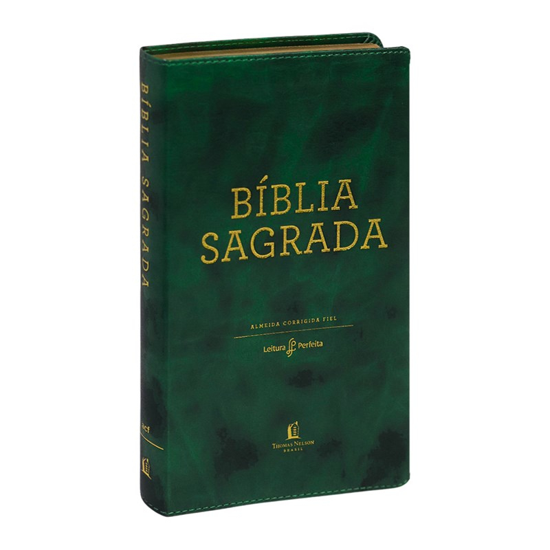 Bíblia Sagrada | ACF | Leitura Perfeita | Capa Couro Soft Verde - Books & Magazines