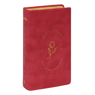 Bíblia Sagrada | NVI | Leitura Perfeita | Capa Couro Soft Rosado em Oferta na Shopee