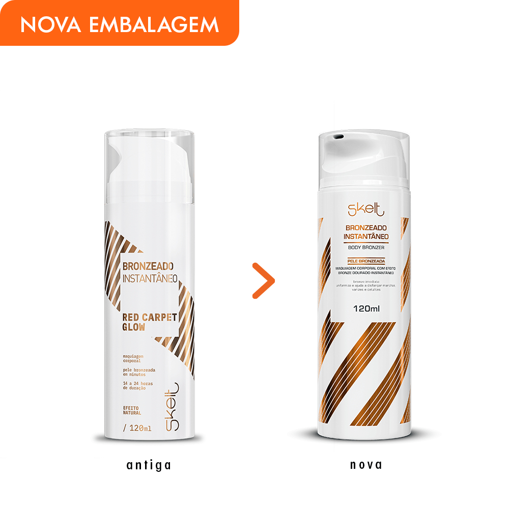 Skelt Red Carpet Glow Bronzeador Instantâneo 120ML - Beauty