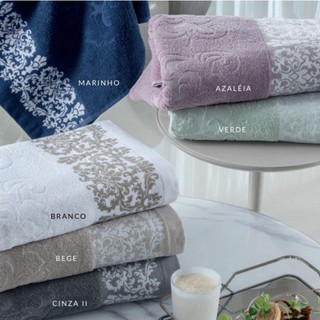 Toalha de Rosto 50x80 cm Detalhe em Jacquard Macia