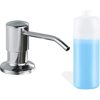 Dispenser  Embutir Detergente Inox Porta Sabonete Líquido Pia Clink 350ml em Oferta na Shopee