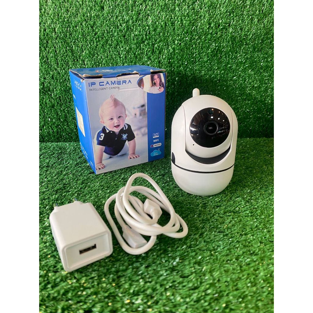 Camera Ip Wifi Giratória 1080p Estilo Babá Eletrônica Com Visão Noturna e Alerta De Movimento