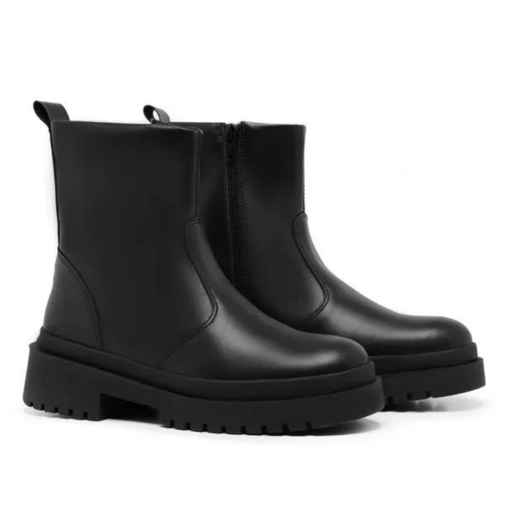 Bota Preta Cano Médio Salto: Onde Comprar | BuscaProdutos