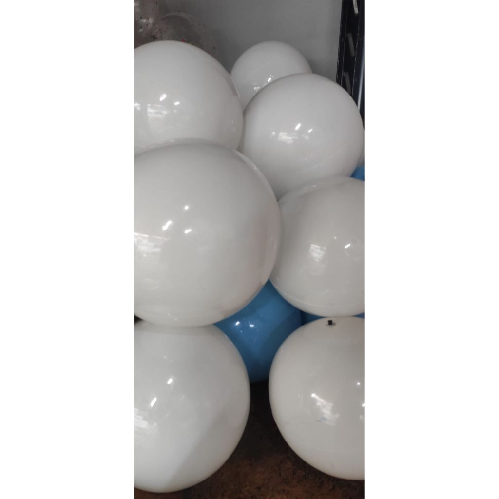 10 Bolas De Vinil 25cm BRANCA tamanho futebol