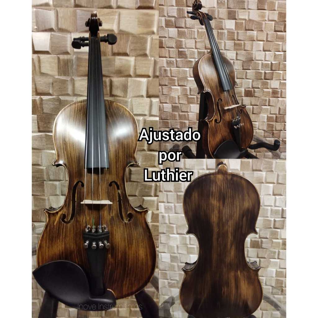 Violino Nhureson 4/4 Allegro Envelhecido Fosco