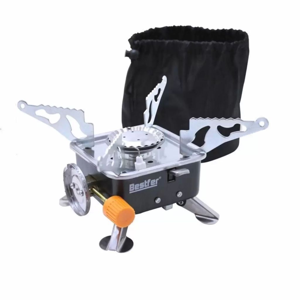 Fogareiro Portátil Dobrável Fogão a Gás Bestfer Camping Ignição Automática em Oferta na Shopee