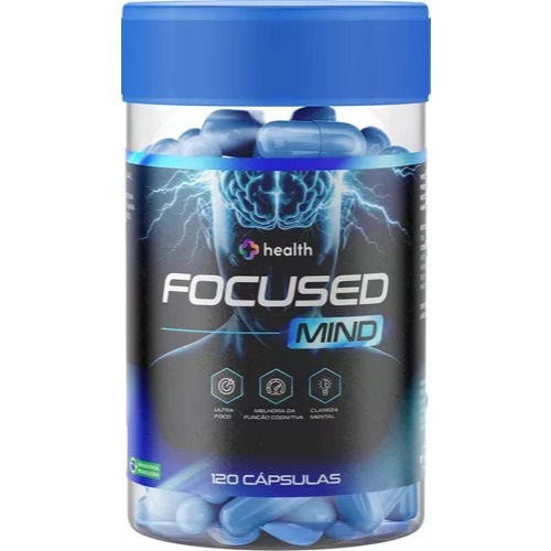 Focus Sed Alta Performance Mental 120 Cápsulas memoria e concentraçao tdah Suplemento Vitamina C B3 B6 B9 B12 Omega 3