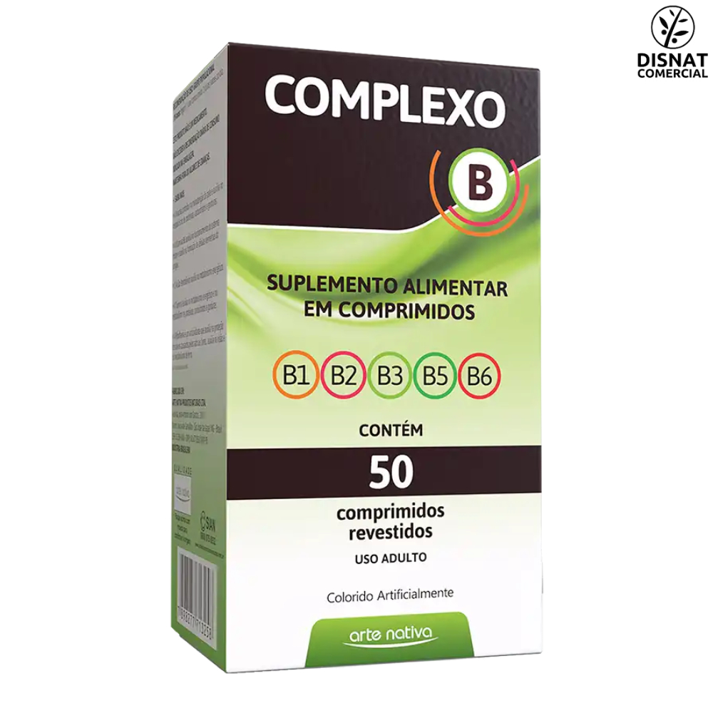 Suplemento Polivitamínico Complexo 50 Comprimidos Vitaminas B1, B2, B3, B5, B6  - Arte Nativa em Oferta na Shopee