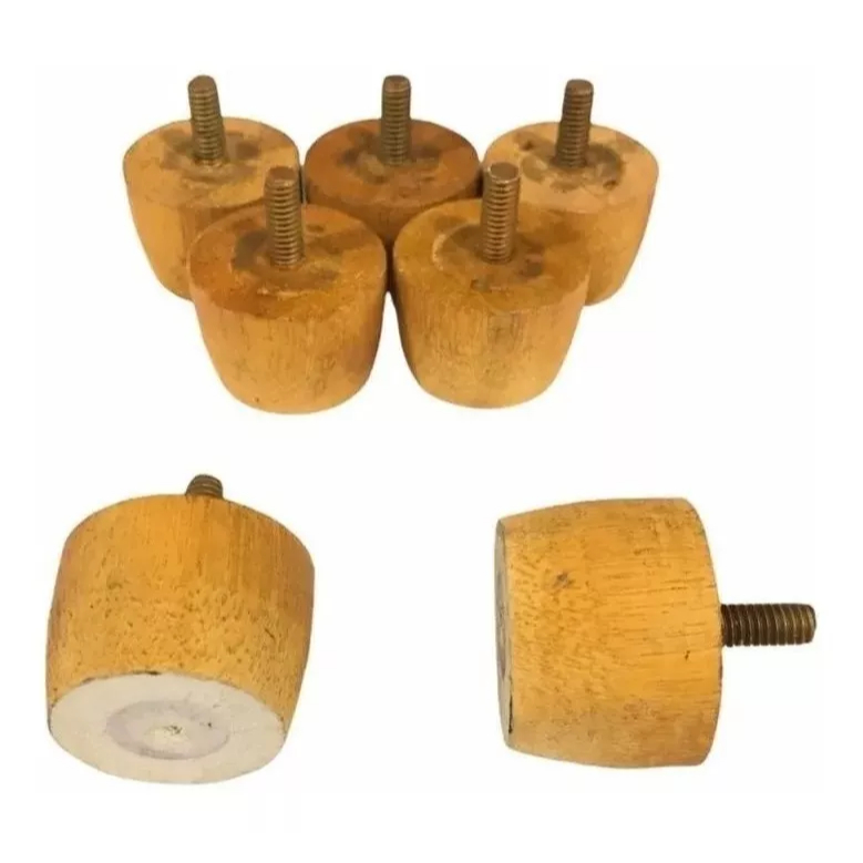 Pé Para Cama Box Bau Moveis 3cm Cor Mel 4un base cama Box e Casal pé de Box Universal em Oferta na Shopee