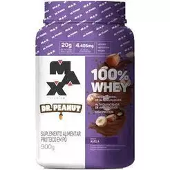 Whey 100% Avelã 900g Dr.Peanut+Max Titanium
