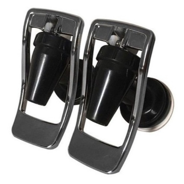 Kit 2 Torneira Preta C/ Haste Cromada Bebedouro Evidence em Oferta na Shopee