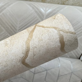 Papel de Parede Importado Dourado Alto Relevo - Rolo 10 metros x 53 cm - Cola Inclusa - Vinílico Lavável Texturizado Alto Padrão - Modelo 211501 Detalhes Dourados em Oferta na Shopee