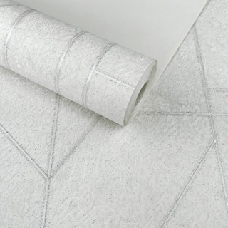 Papel de Parede Importado Prateado - Rolo 10 metros  x 53cm de largura  Cola Inclusa - Modelo 291205 em Oferta na Shopee