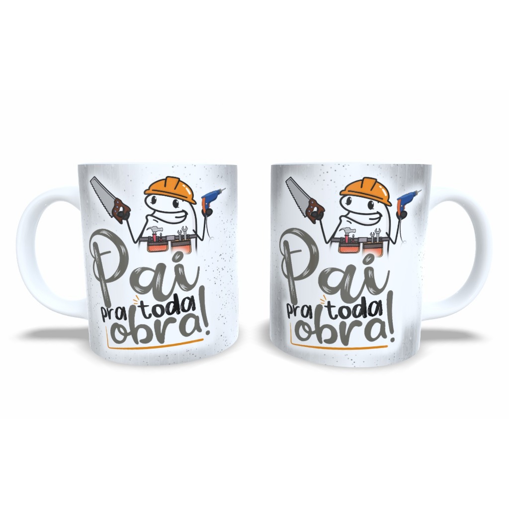 Caneca Personalizada Dia dos Pais Divertida Florks Presente Especial Papai Alta Qualidade Full HD 32