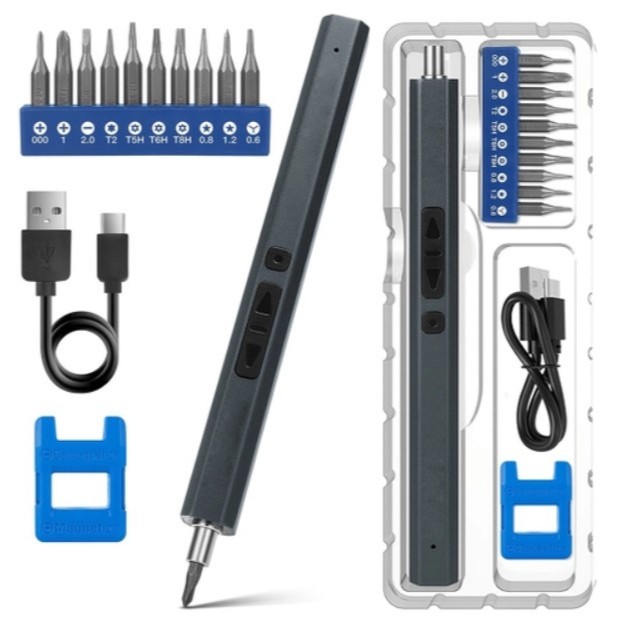 Mini Parafusadeira Eletrica De Precisão Sem Fio Recarregavel em Oferta na Shopee