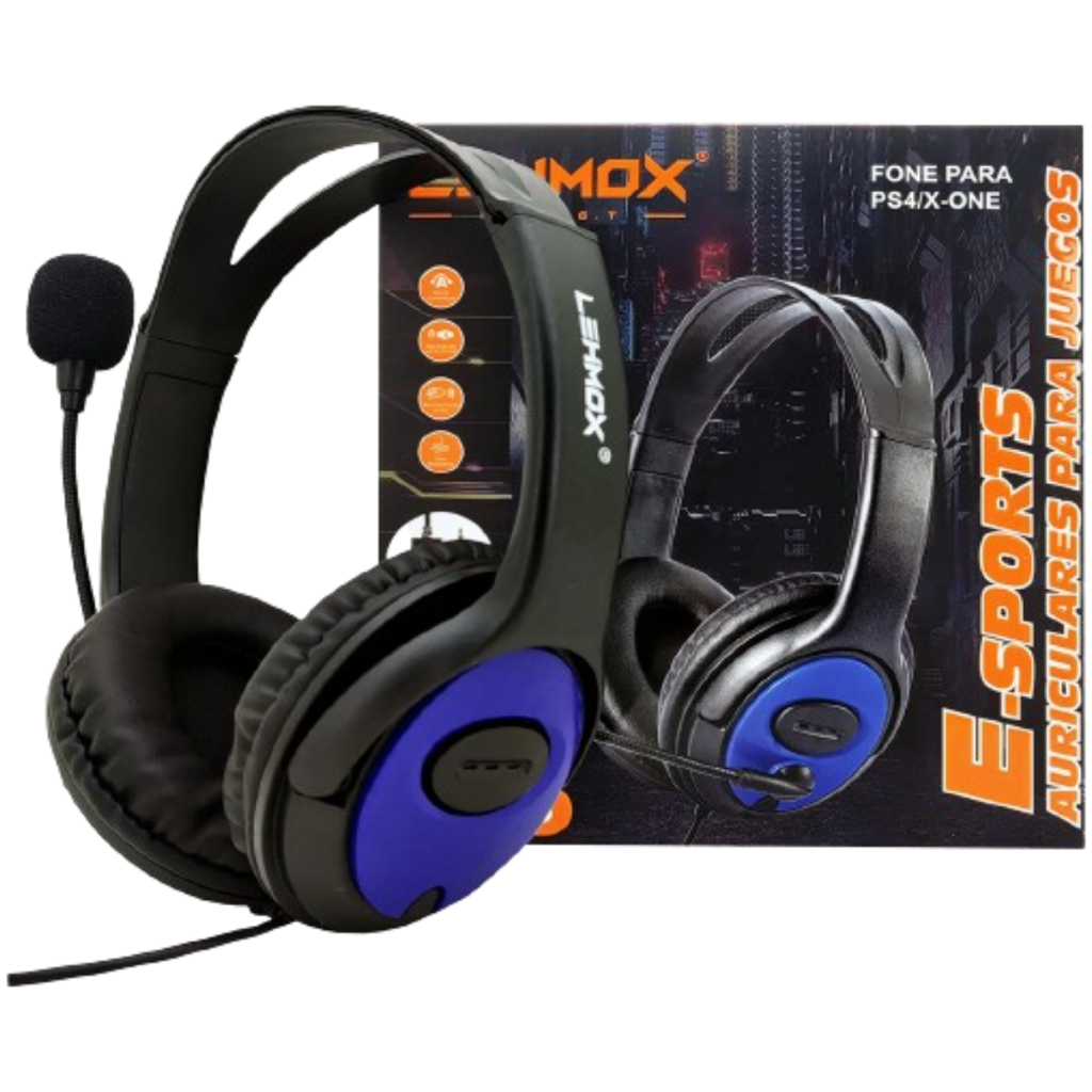 Fone de Ouvido Headset Headphone Gamer P2 Com Microfone Note Ps4 Xbox One Com Fio Lehmox Ley-35