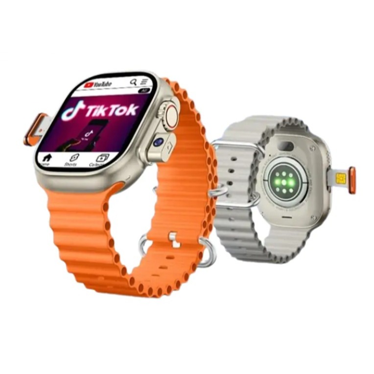 Relógio Smartwatch com Android Cartão Nano-Sim CHIP WIFI e Bluetooth  Câmera 180° Celular de Pulso Com Aplicativos