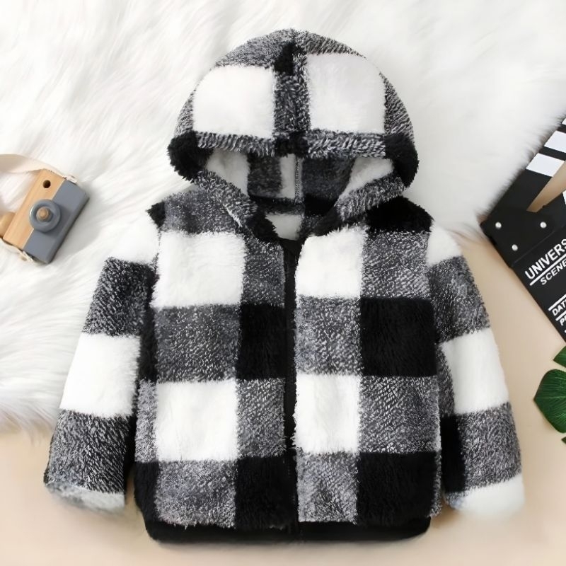 Blusa de Frio Menino e Menina Infantil Pelinho com Capuz TOUCA Tedy Casaco Teddy Ted Roupa de Frio Conjunto Quentinho em Oferta na Shopee