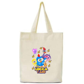 Kit 15 Ecobags  de Algodão Cru 25x30 Transfer 14x20 Aniversários Galinha Pintadinha Personalizada em Oferta na Shopee