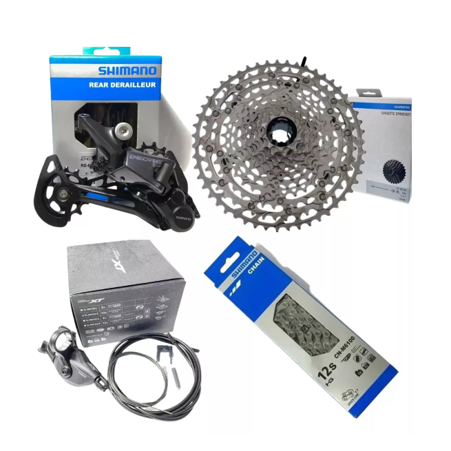 Kit Grupo Shimano Deore M6100. 12v. Cassete 10-51t.