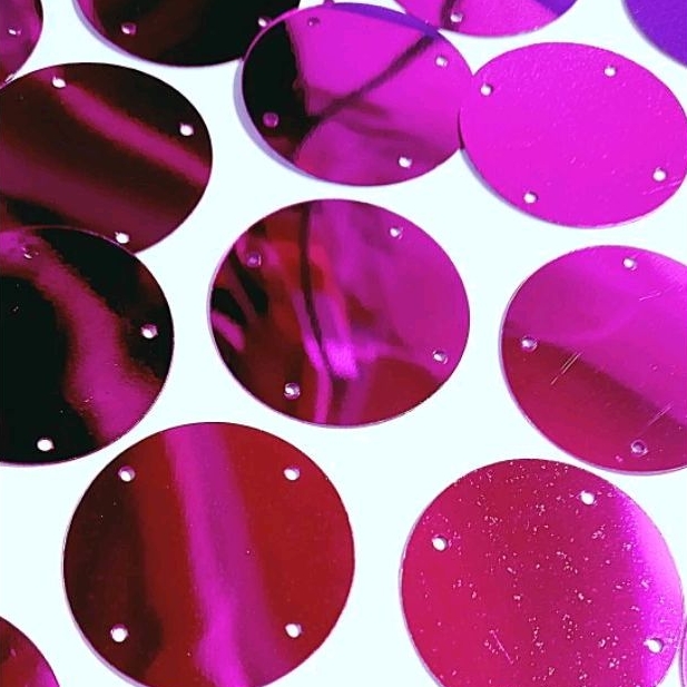 Paete Pink Espelhado 30mm com 4 Furos em Oferta na Shopee