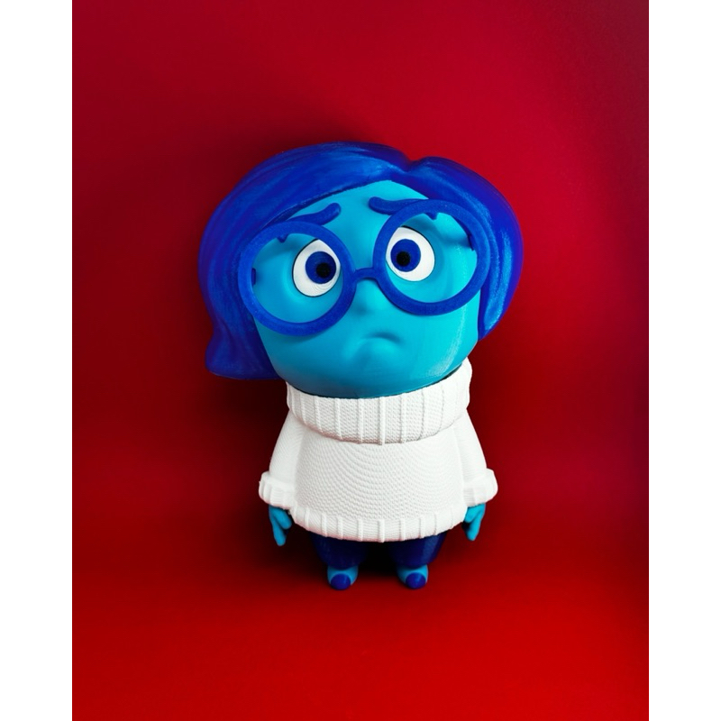 [O MAIS VENDIDO+ENVIO RÁPIDO!] Divertidamente Emoção Tristeza / Sadness - Inside Out - Action Figure Colecionável - 3D
