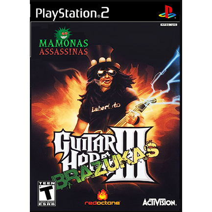 Jogo Guitar Hero III Mod Brazucas Mamonas Assassinas - PS2