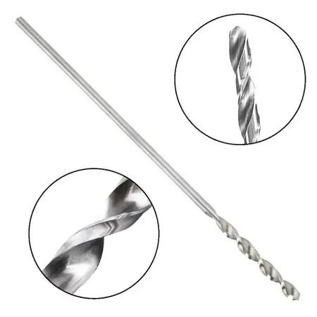 Broca Para Fibrocimento E Mourão 250mm X 9/32Pol. Aço Carbono Resistente Baixo Desgaste Furadeira · foto 2