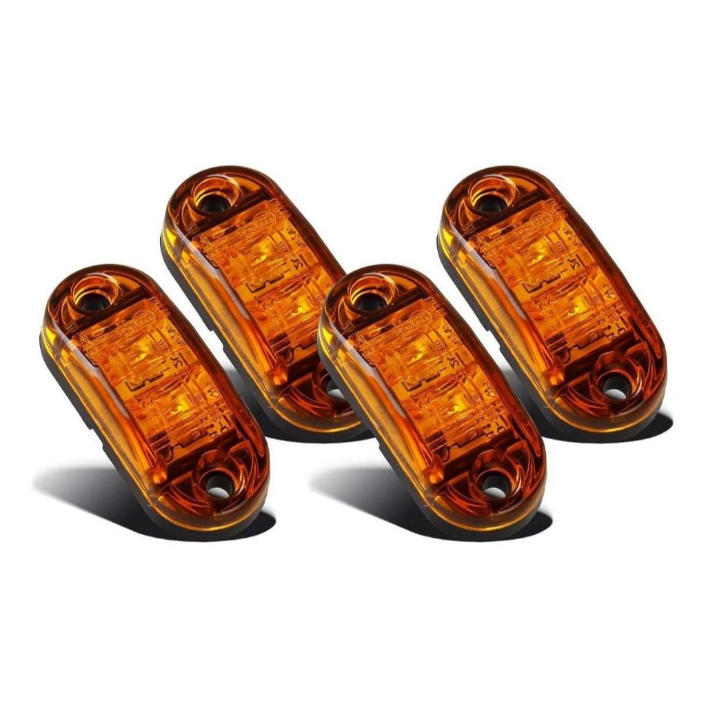 4 Luz Led Grade Universal Amber F250 Ranger Hilux S10 em Oferta na Shopee