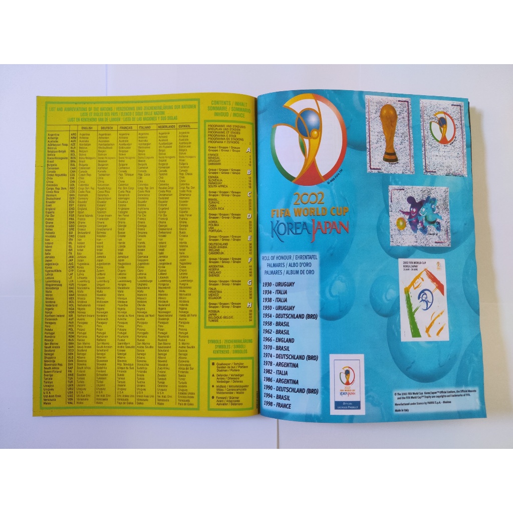 Álbum Da Copa Do Mundo 2002 — imagem 2 de 2