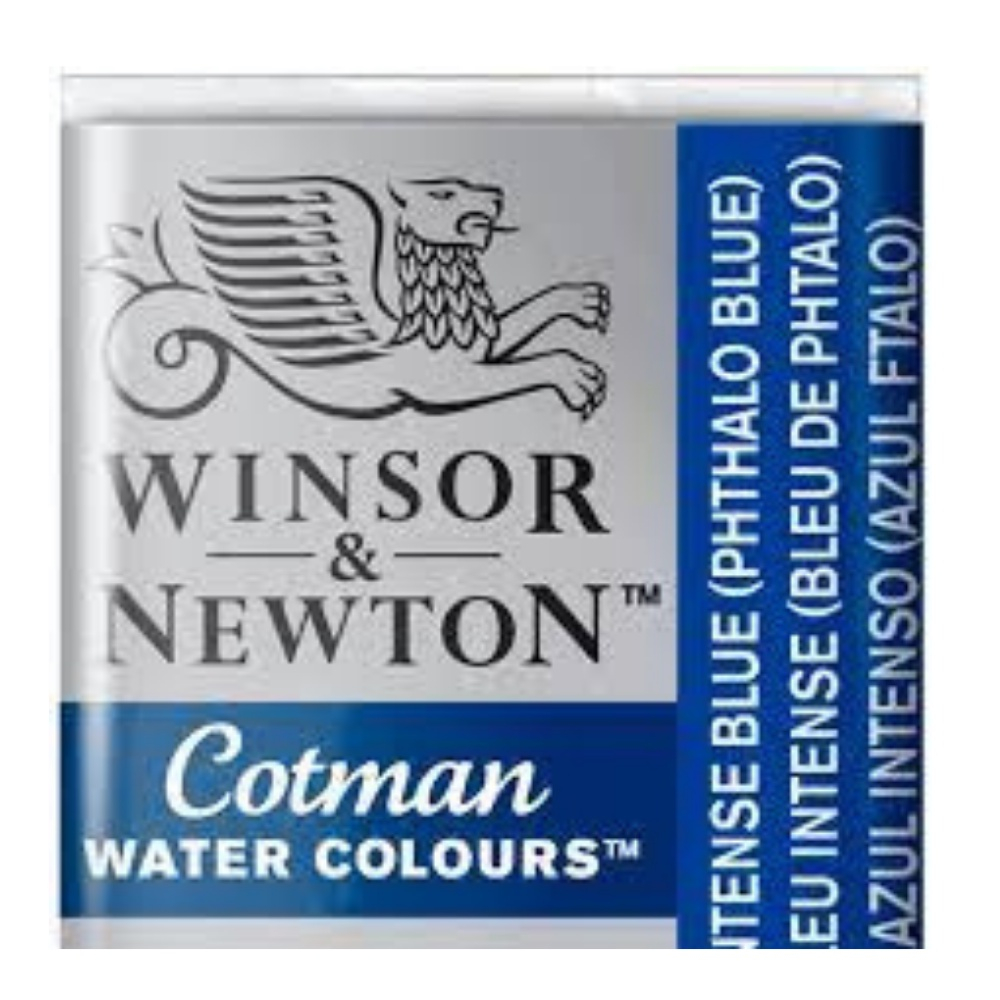 Aquarela Winsor & Newton Cotman Pastilha 327 Intense Blue